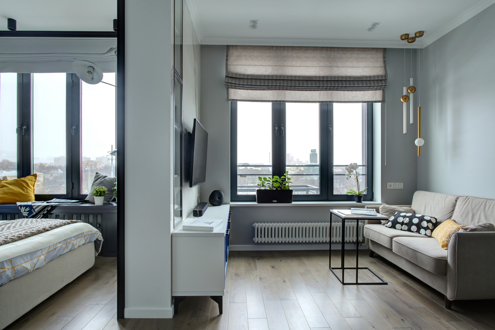 Квартира-студия в ЖК «Западный порт», 38 кв.м.