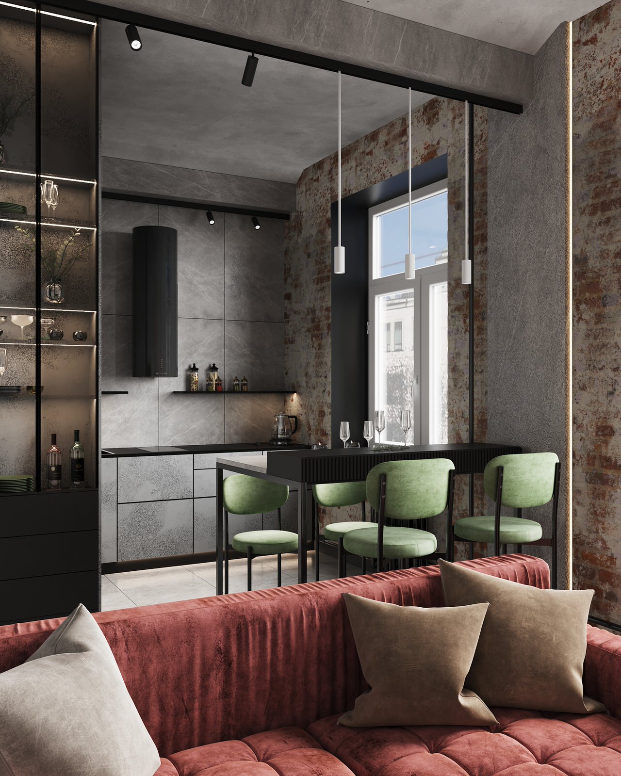 Дизайн сталинки г. Хабаровск, 55,5 кв.м