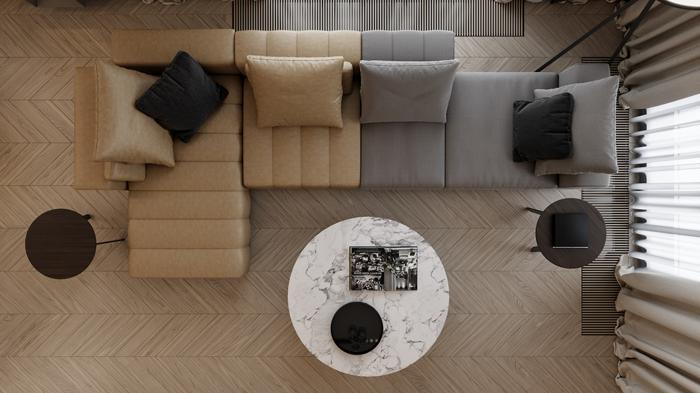 Роскошь в трехкомнатной квартире в ЖК  "Смольный Парк"