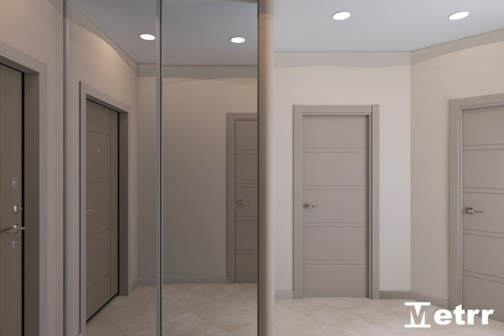 Дизайн - проект двухкомнатной квартиры S=61m2 ЖК Олимпия Парк