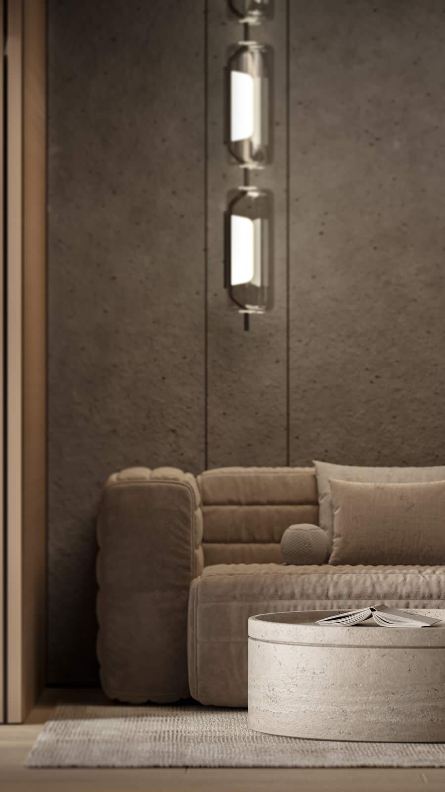 Шикарная кухня-гостиная в ЖК Clever Park