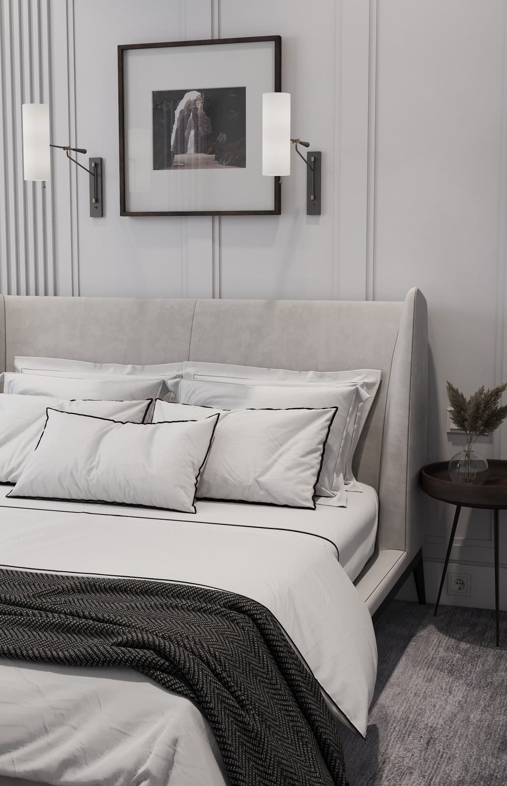 Квартира в стиле неоклассика, Мкр. «Бутово Парк», 68 кв.м.