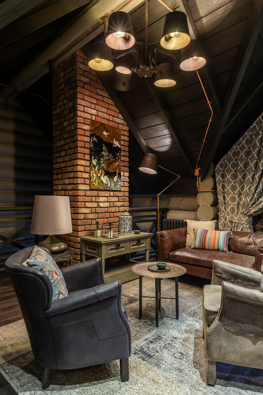 Комната отдыха в стиле шале