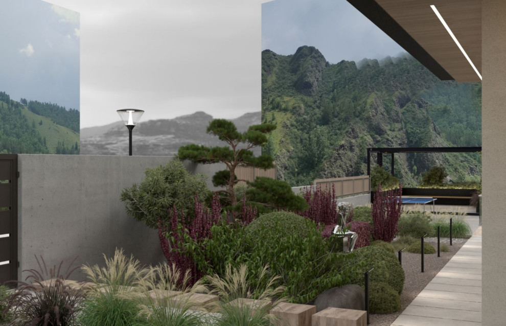 Ландшафтное благоустройство Базайская.