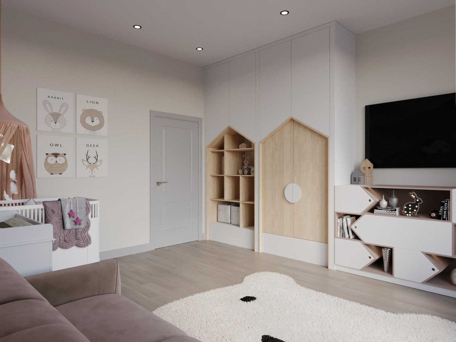 Современный проект квартиры 116 м² для семейной пары