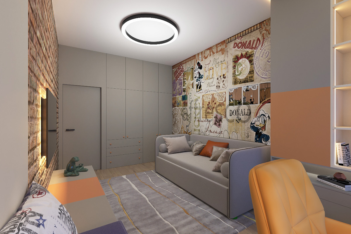 Квартира с двумя детскими для мальчиков