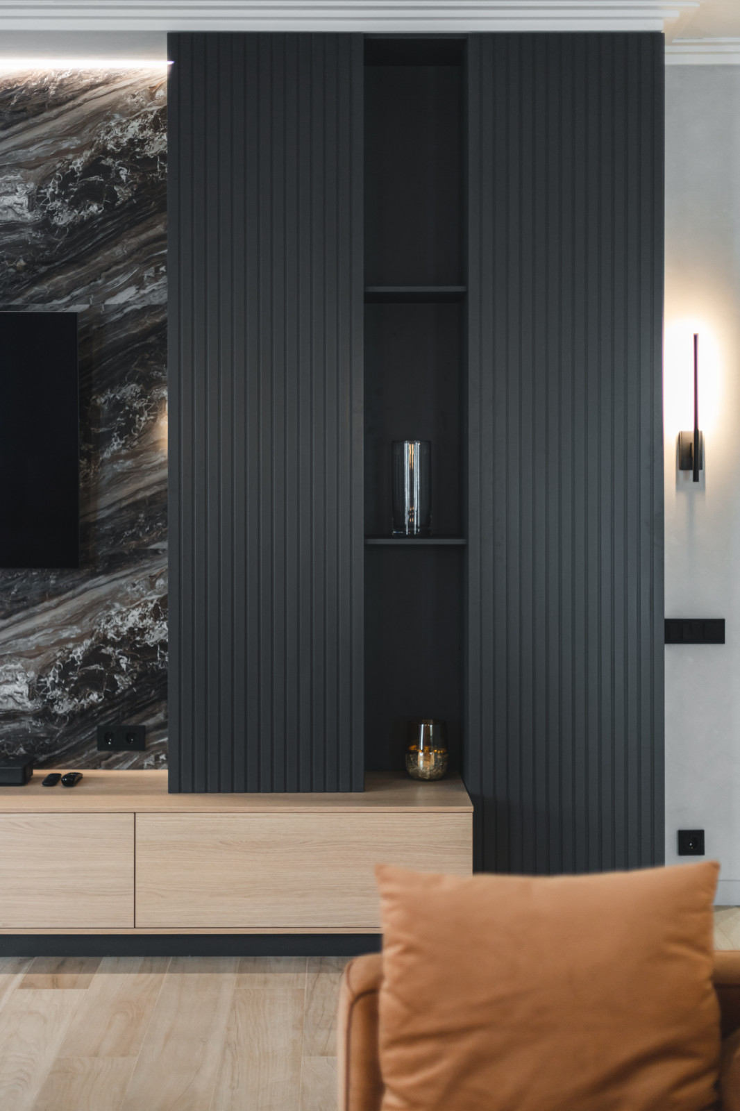 Реализованный интерьер частного дома площадью 300 кв.м.