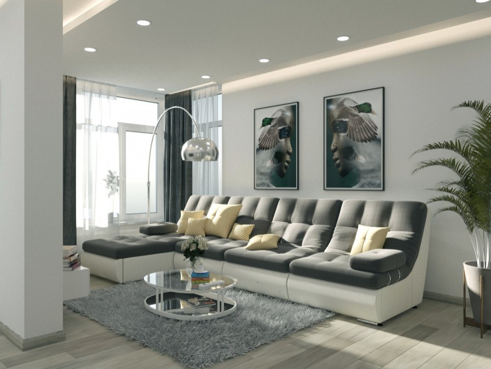 ЖК МФК ОКО, 3 комнаты, 92 м²