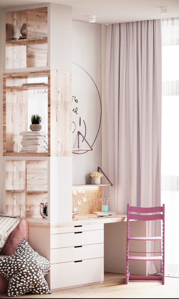 Интерьер квартиры для молодой семьи с тремя детьми