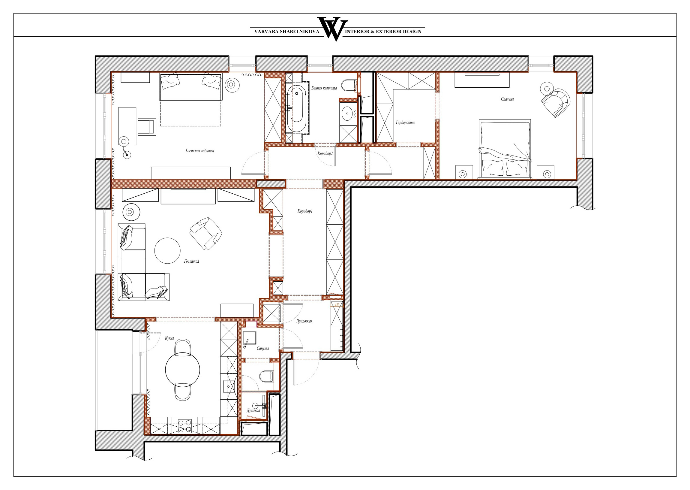 Houzz тур: Квартира на Таганке с элементами ар деко