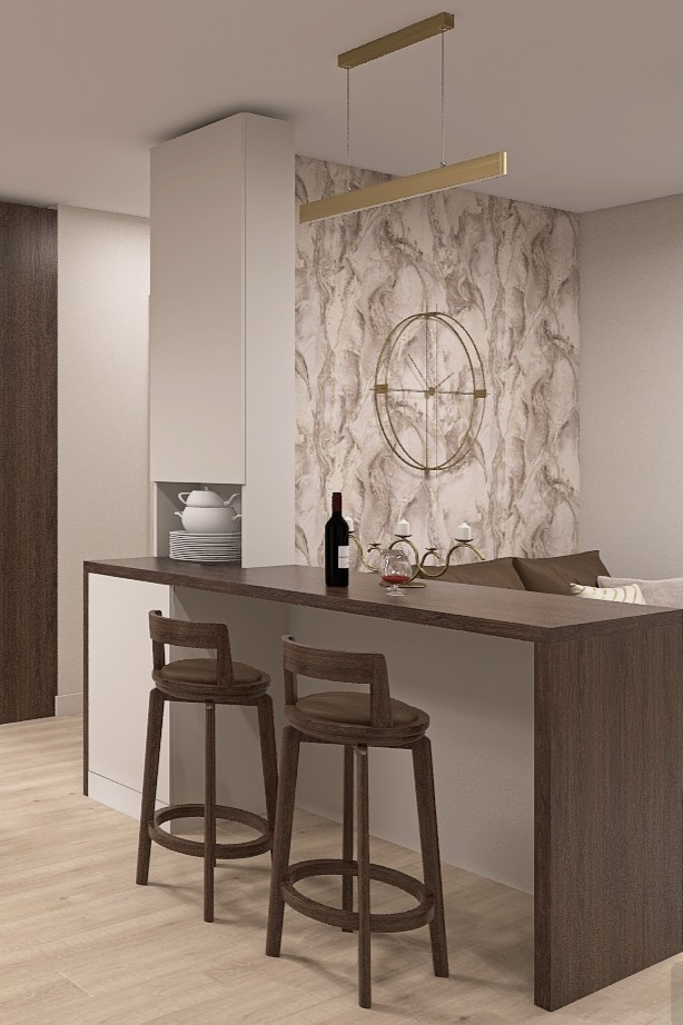 Кухня-гостиная для семьи