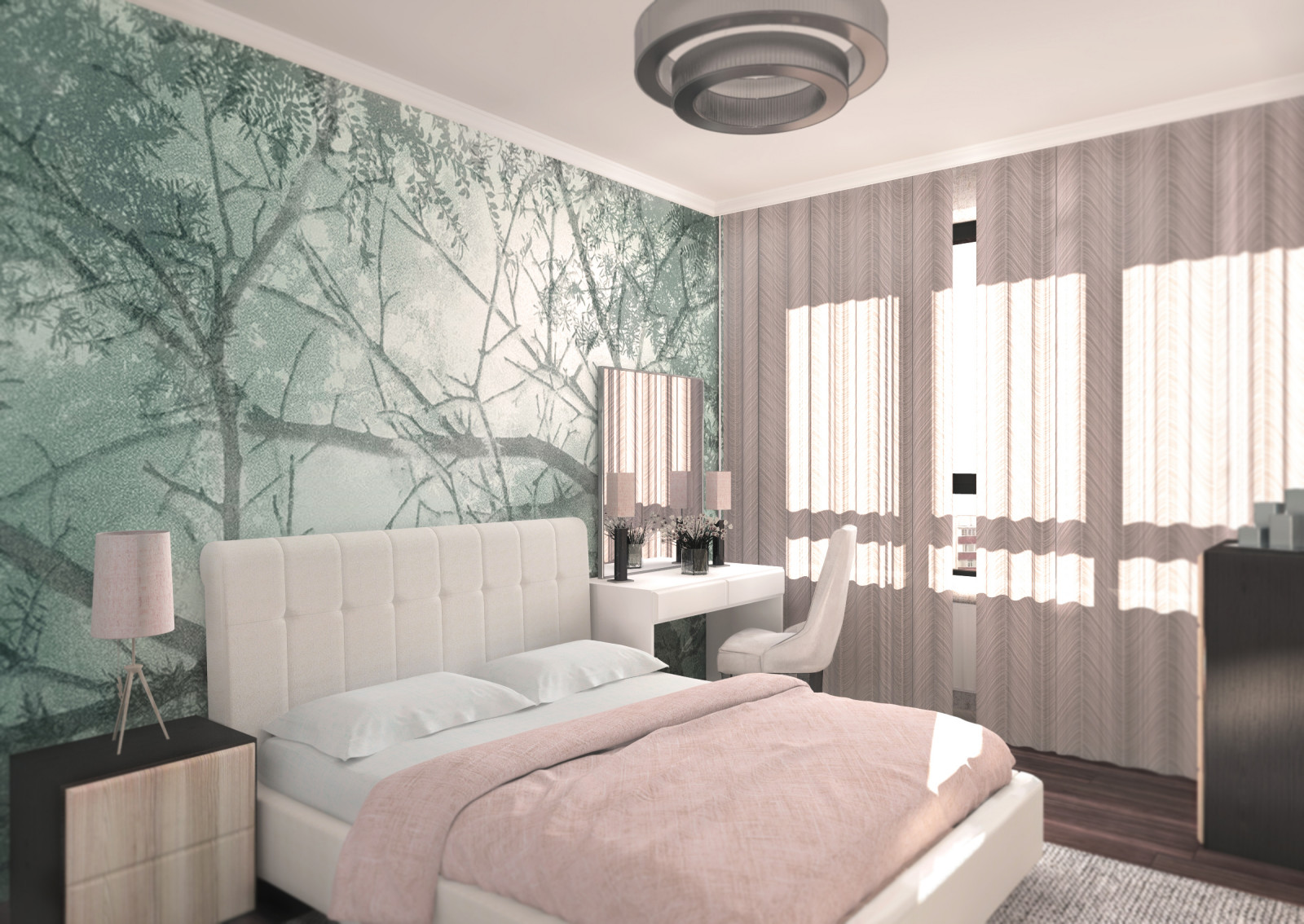 Дизайн проект 1-но комнатной квартиры для сдачи в аренду