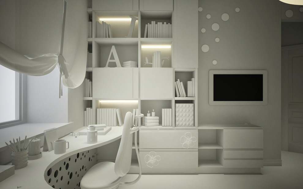 Проект 4х  комнатной квартиры в г.Уфа по ул.Космонавтов(в работе)