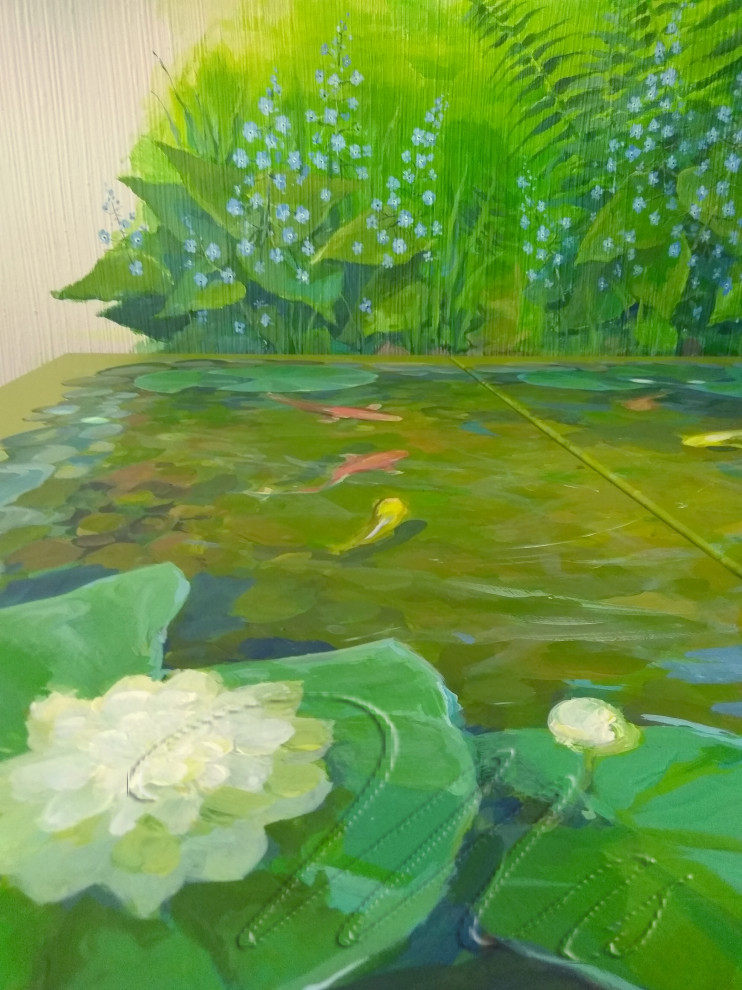 Роспись стен в детской семьи Макарских