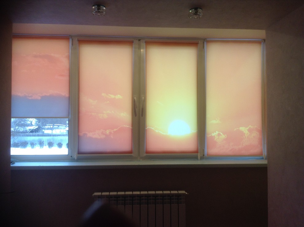 Рулонные шторы с фотопечатью