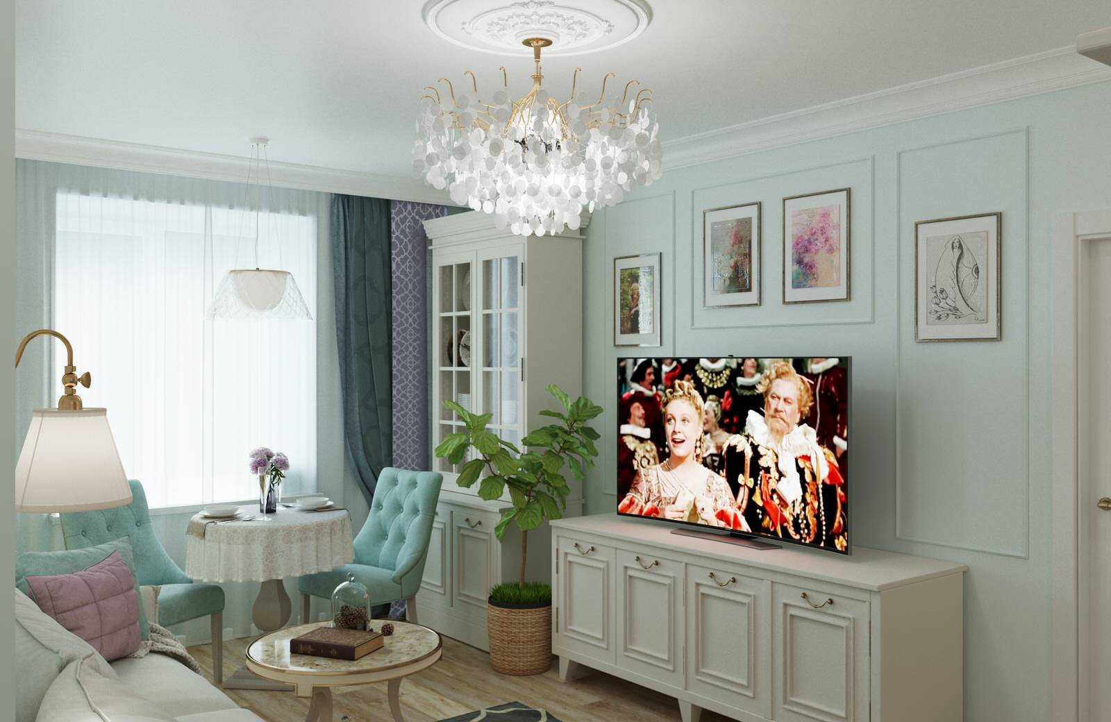 Милая двухкомнатная квартира в Питере