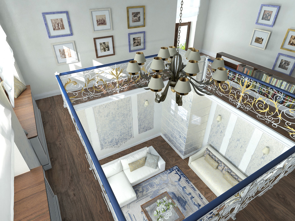 Гостиная в загородном доме