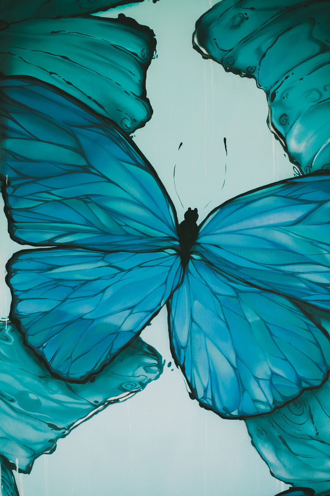 "Butterfly" in the bedroom