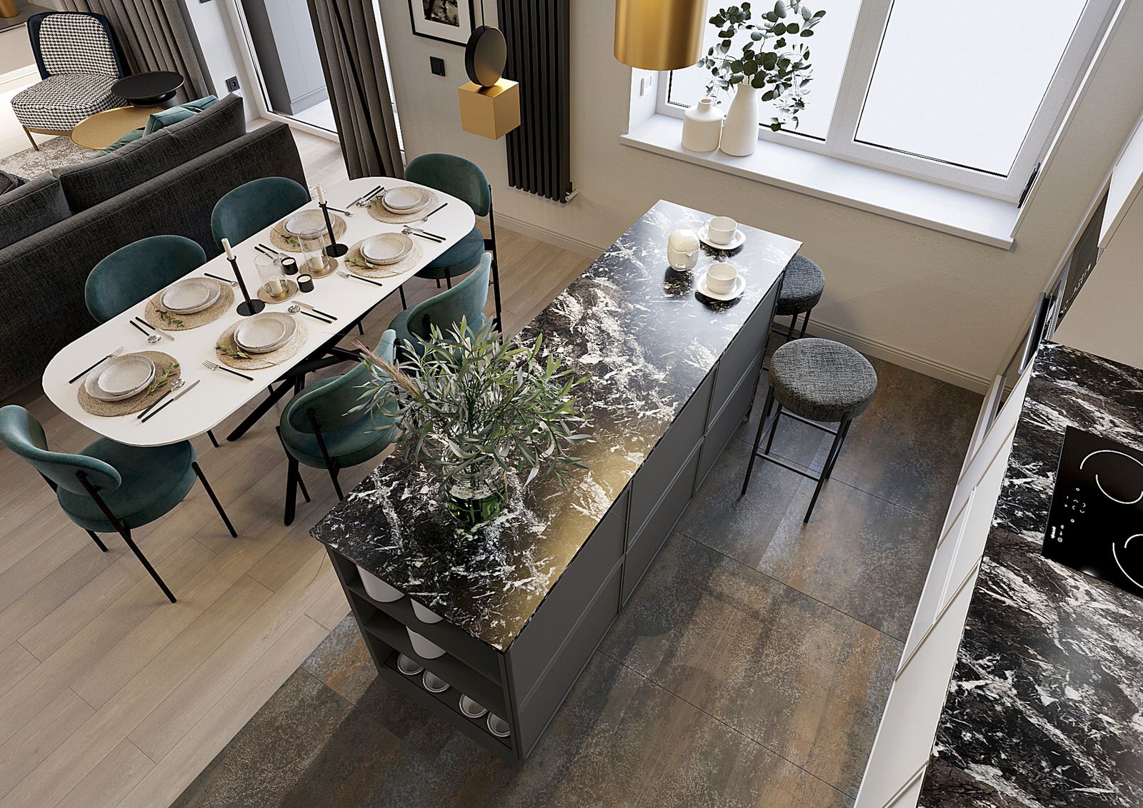 Шикарная квартира в 2 уровня