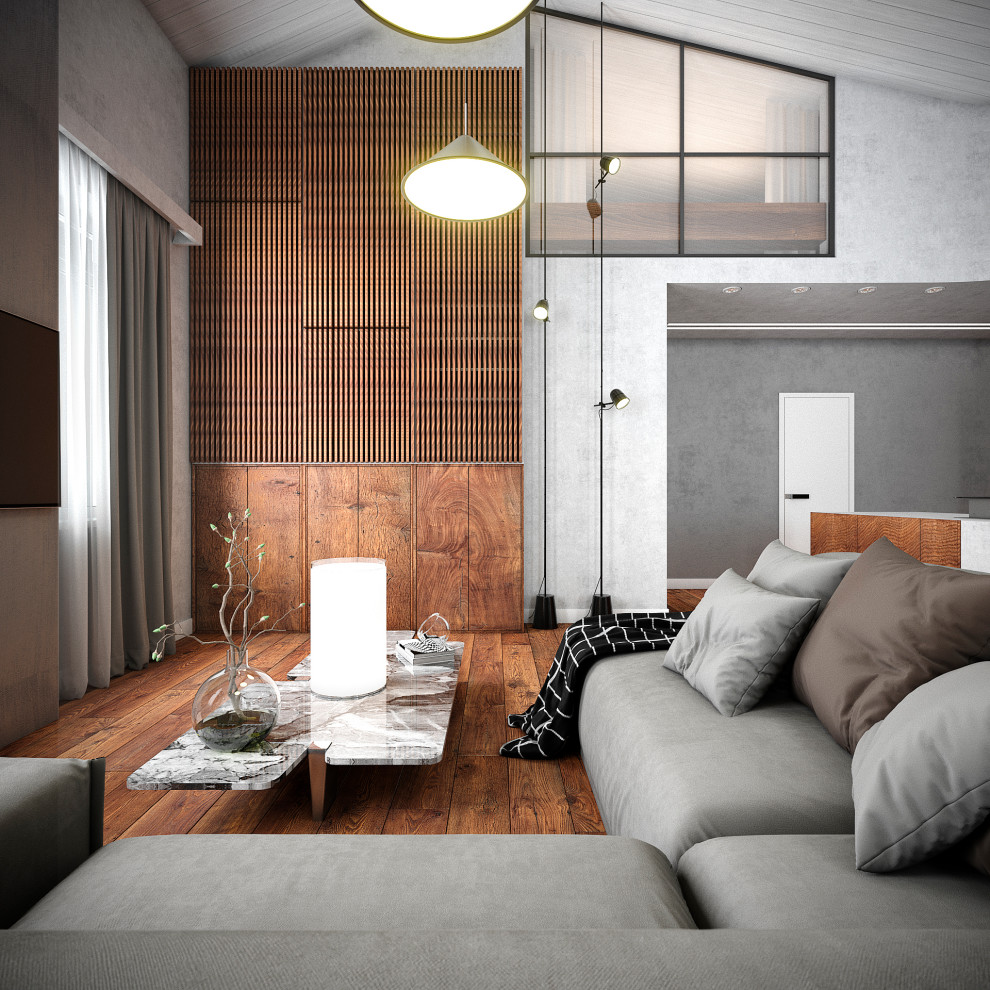 Обложка проекта: Дизайн проект интерьеров загородного дома в поселке Скандинавия