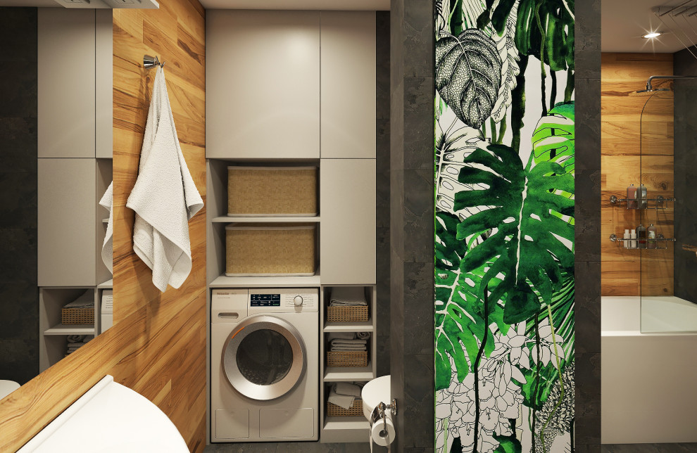 Проект интерьера ванной комнаты