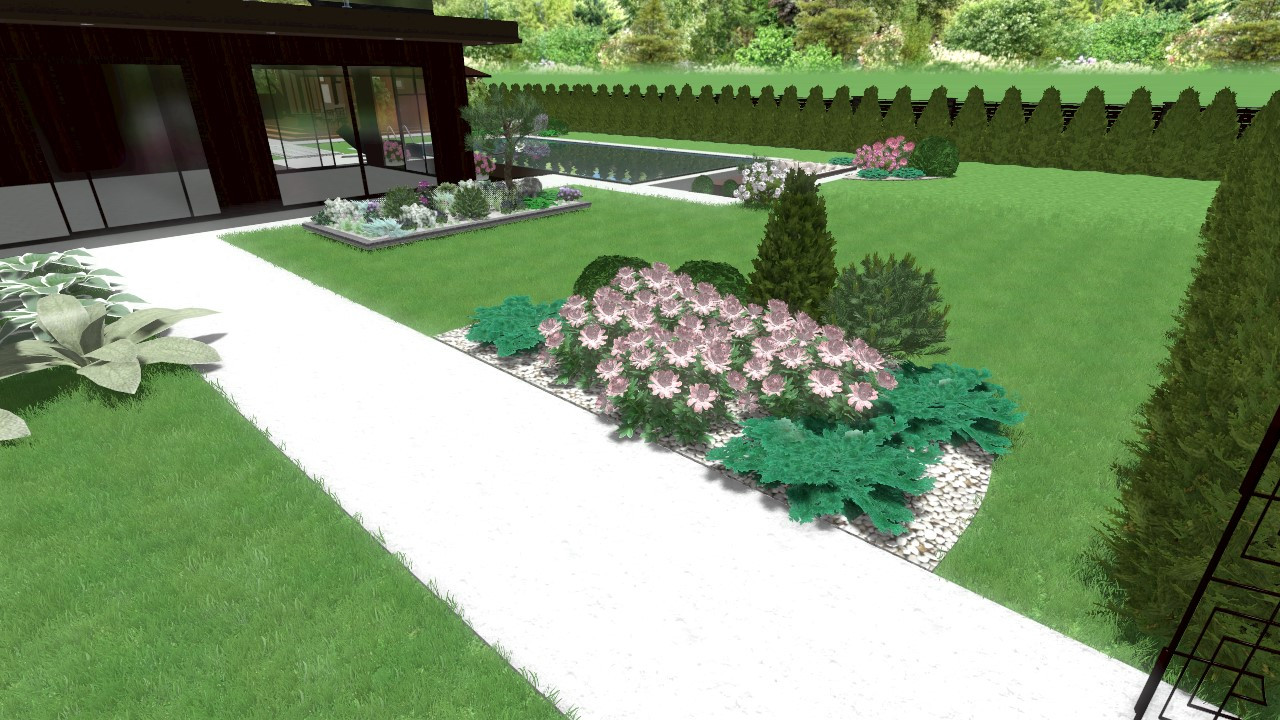 3D ландшафтный проект 1500 руб./сотка + все планы и чертежи