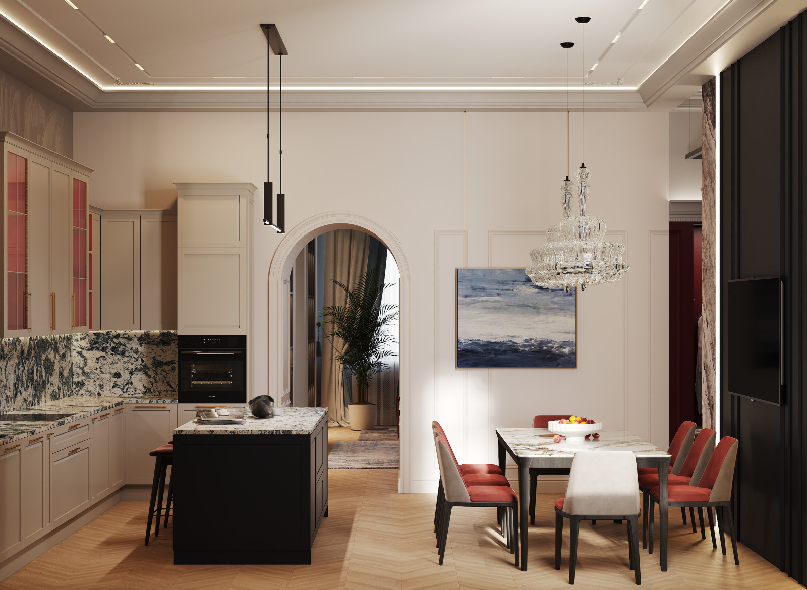 Двухэтажная квартира в центре Петербурга