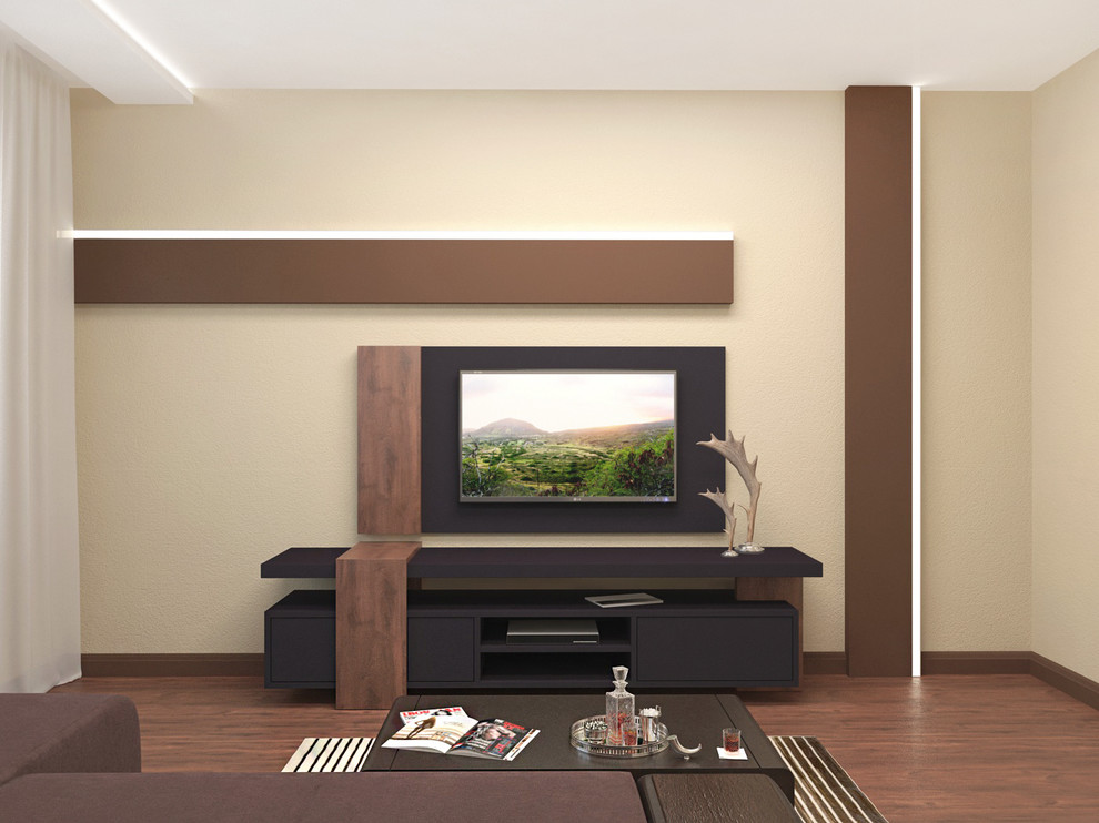 Обложка проекта: Гостиная_75м_ЖК  70 лет Октября