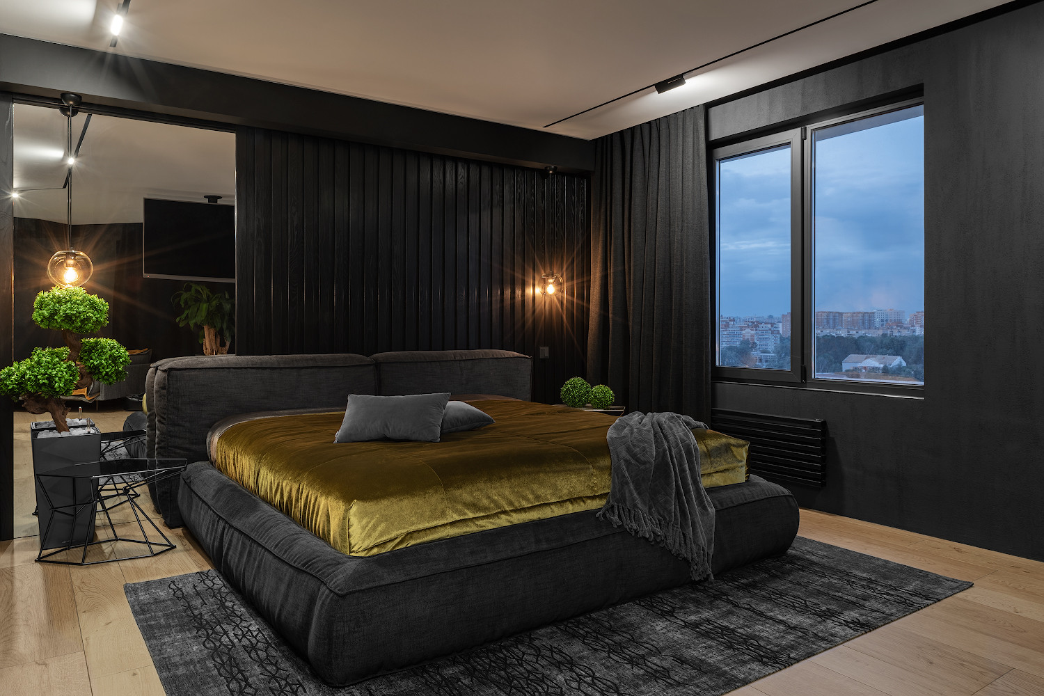 Black mood. Realization