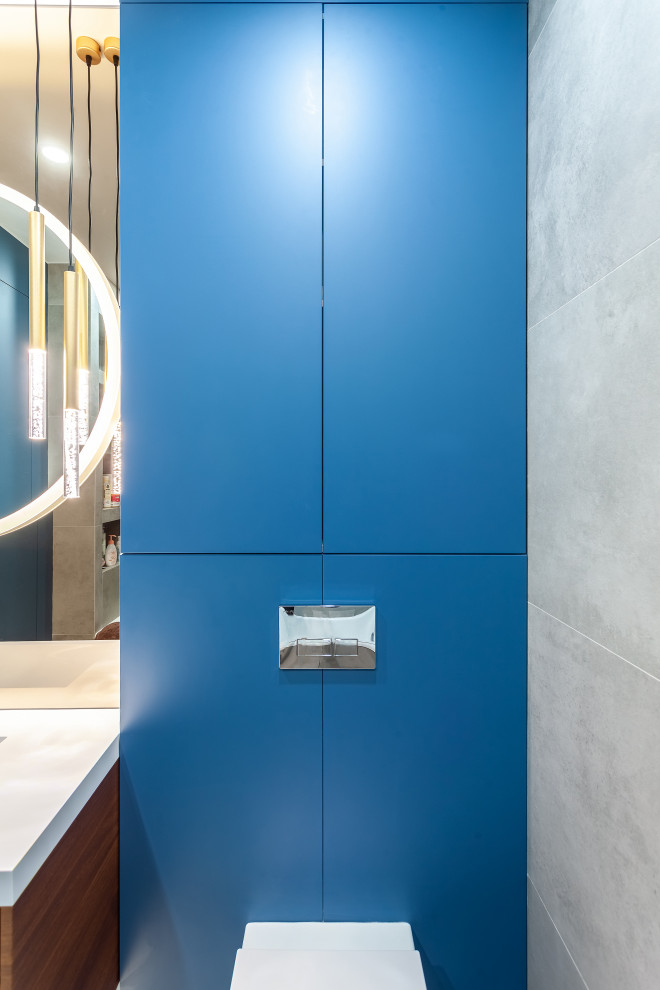 Шкаф с распашными фасады МДФ в эмали