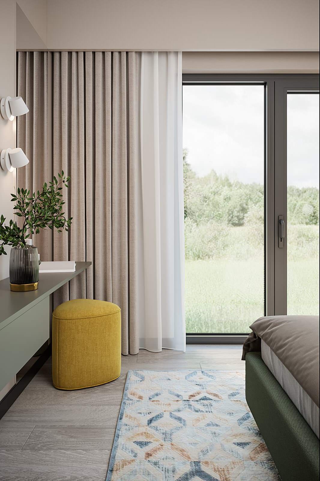 Дизайн интерьера дом 71 м² фьюжн Ольховка Кантри Клаб