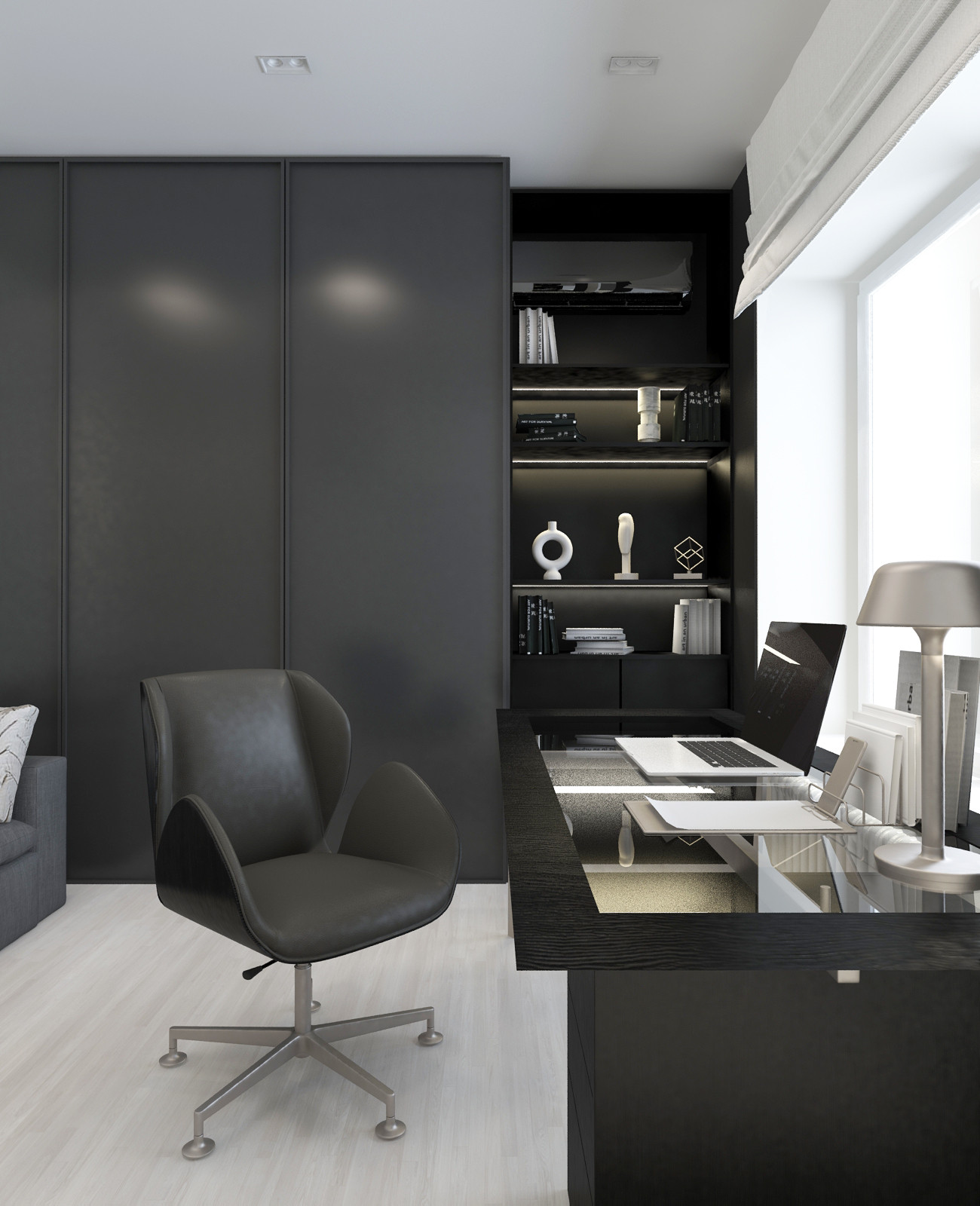 черно белый