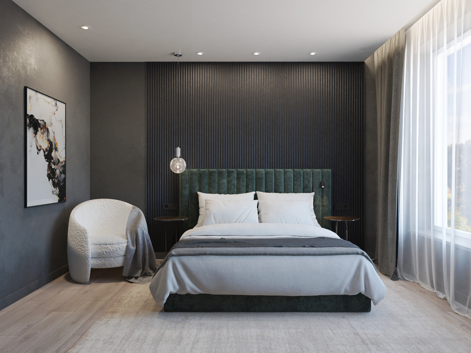 Темная спальня