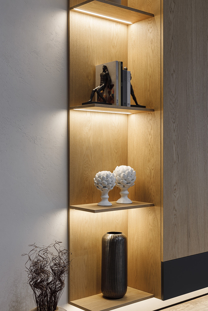 Кухня гостиная в загородном доме