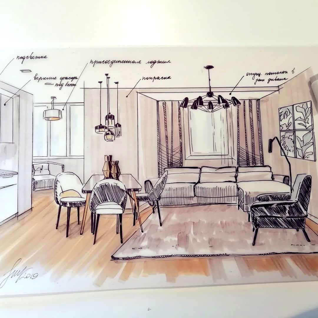 Эскизы и коллажи