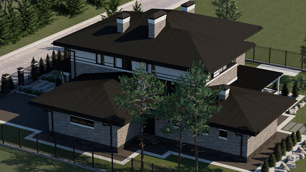 Индивидуальный жилой дом в посёлке Нагорный