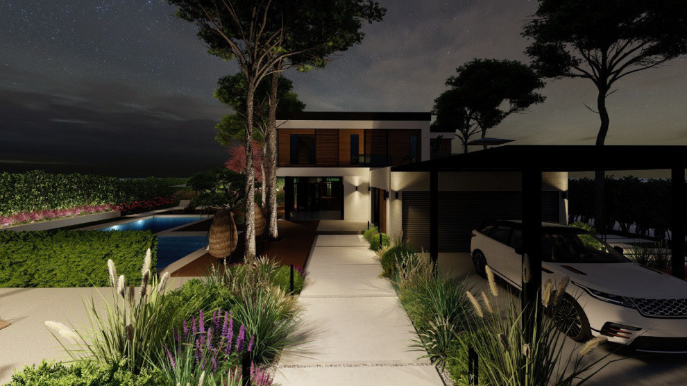 Обложка проекта: Дом и ландшафт в Краснодарском крае