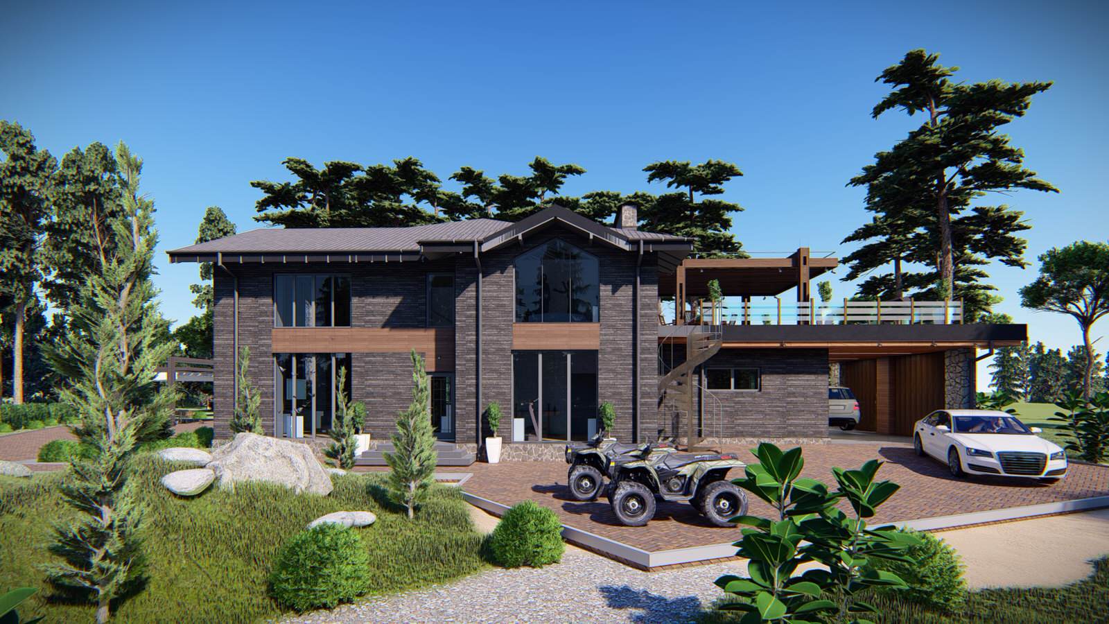 жилой дом в "Сосновом Бору"