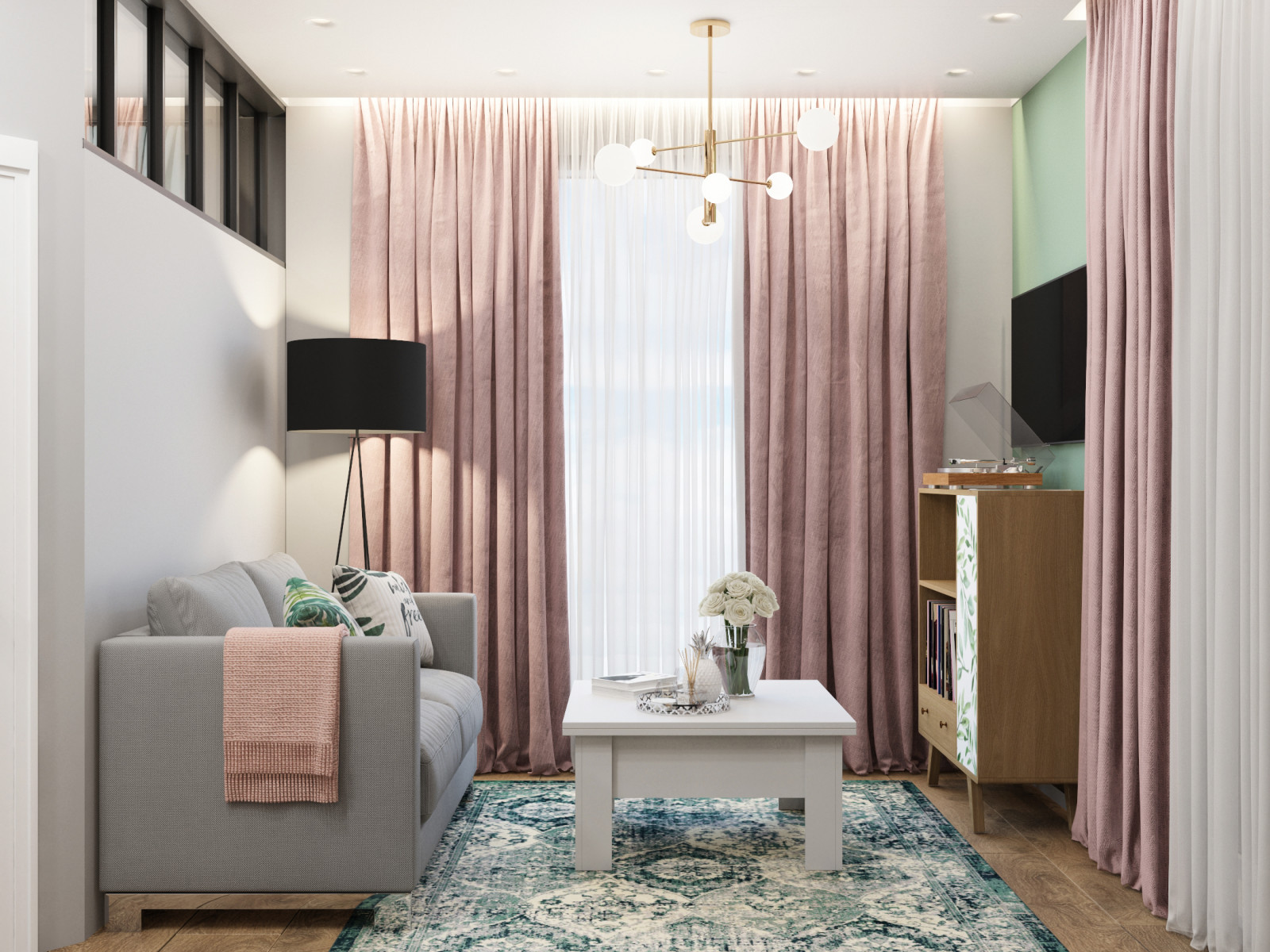 Проект квартиры для молодой девушки