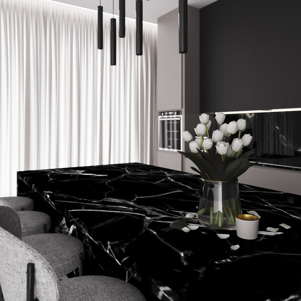 Обложка проекта: KITCHEN 3D VISUALIZATION