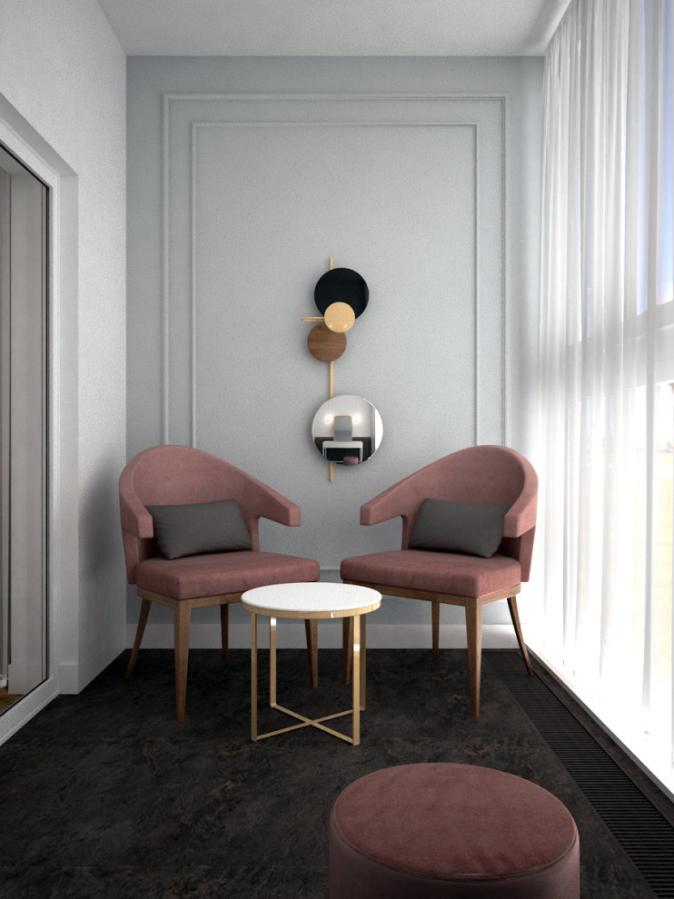 Обложка проекта: Современная квартира для молодой семьи в стиле минимализм