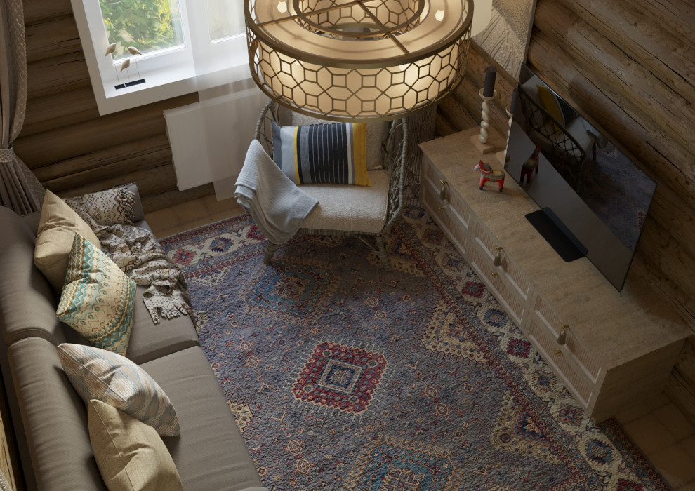 Дом  в Подмосковье. Гостевая комната