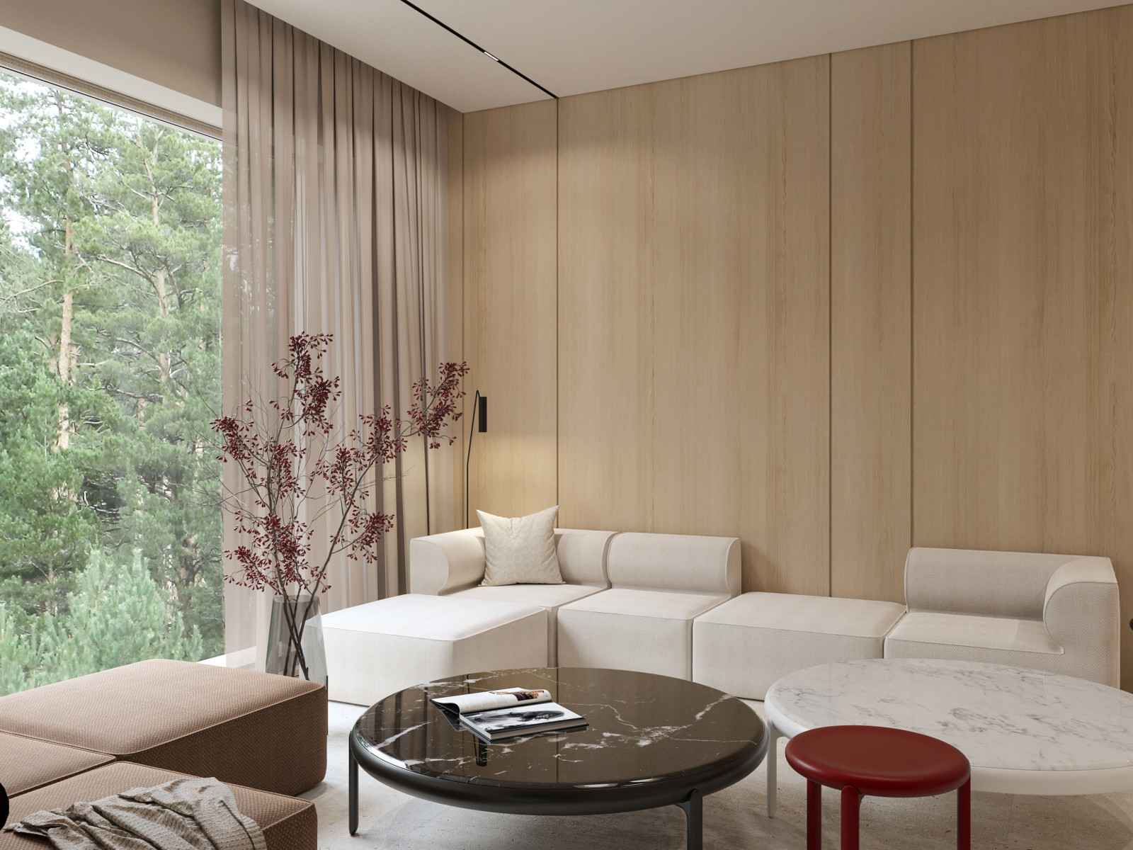 Интерьер СПА-2 в частной резиденции.