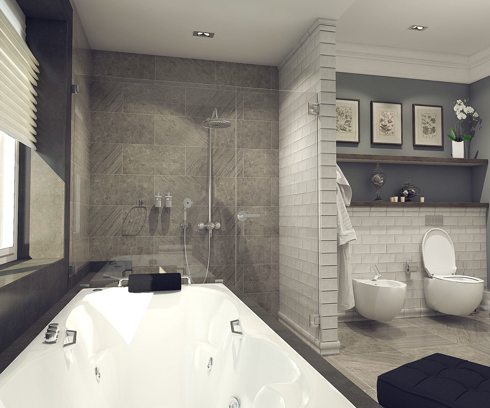Ванная комната  в стиле современной классики