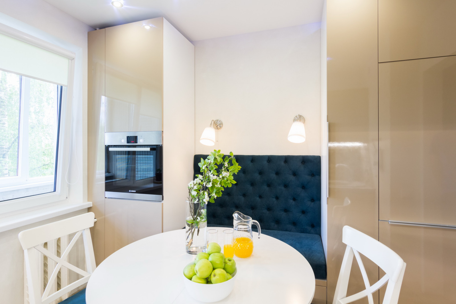 Дизайн интерьера кухни "Дыхание весны"