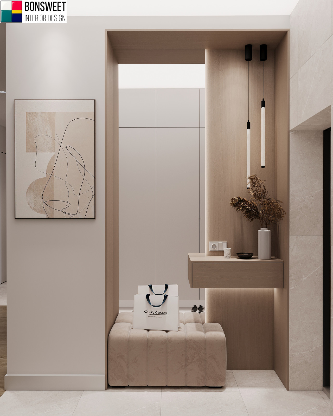 Обложка проекта: Дизайн кухни гостиной в стиле минимал