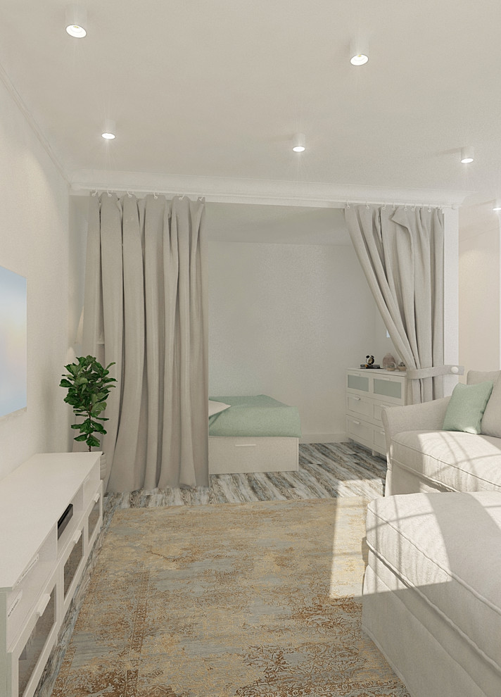 Дизайн-проект однокомнатной квартиры г. Тверь ул. А. Невского