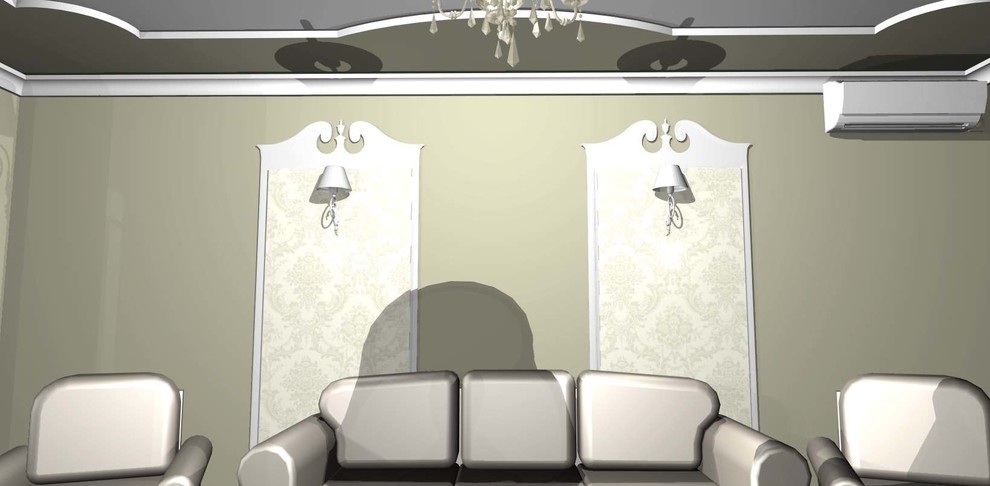 Варианты отделки гостиной