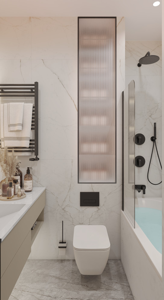 Дизайн проект Московской квартиры для семьи с сыном