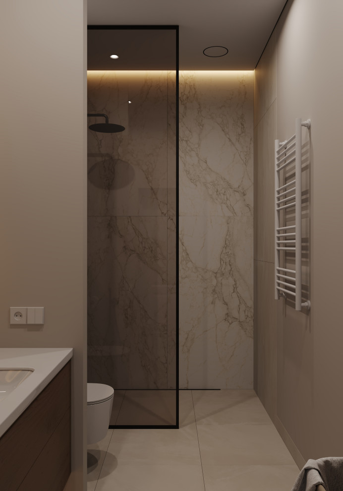 Санузлы (Частный дом в Малой Валяевке, Пензенская область)